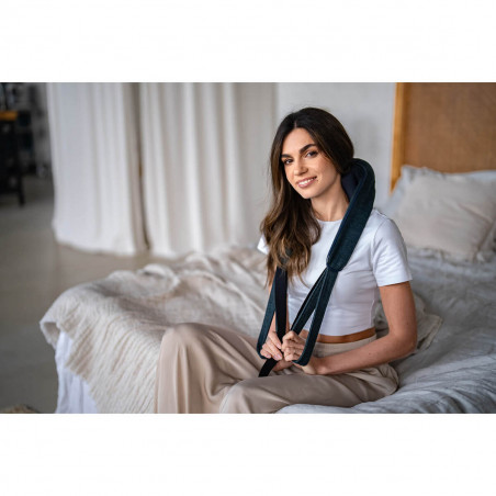 Medivon Hyperion μασάζ αυχένα, Shiatsu, 2 ταχύτητες, Υπέρυθρη θέρμανση, Προάγει την κυκλοφορία του αίματος και την αναγέννηση, Σκούρο μπλε