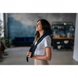 Medivon Hyperion μασάζ αυχένα, Shiatsu, 2 ταχύτητες, Υπέρυθρη θέρμανση, Προάγει την κυκλοφορία του αίματος και την αναγέννηση, Σκούρο μπλε