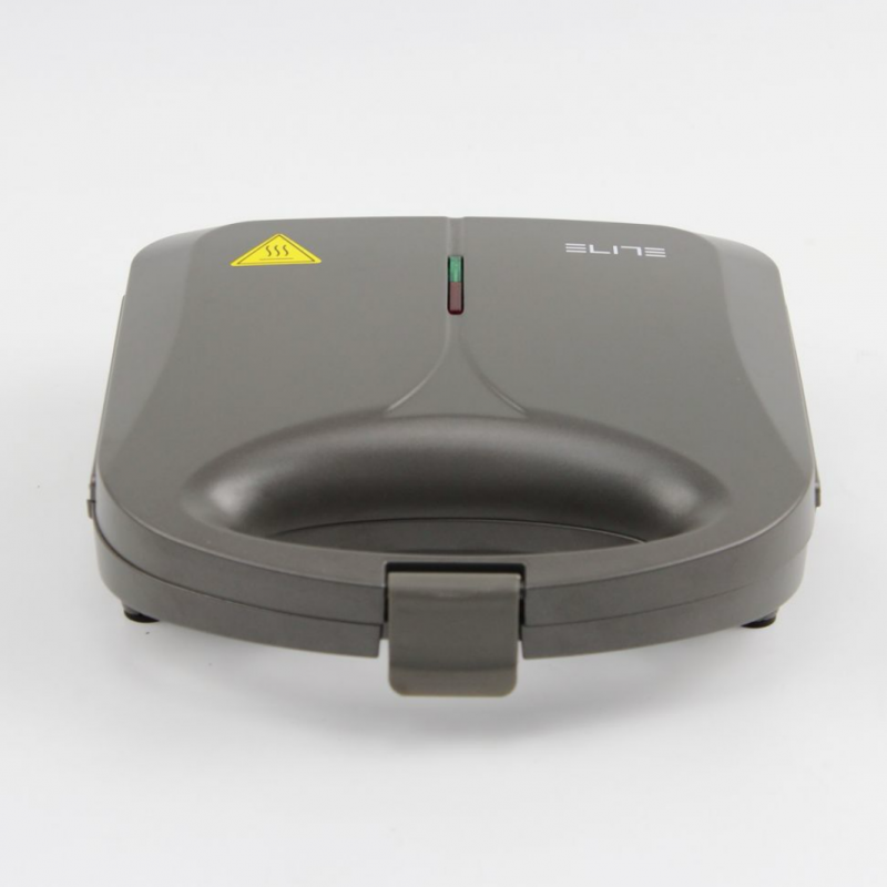 Βαφλιέρα ELITE EWM-0164, 700W, 6 επίπεδα, Stop, ομοιόμορφο ψήσιμο, Ανοξείδωτο, Γκρι/ανοξείδωτο ατσάλι