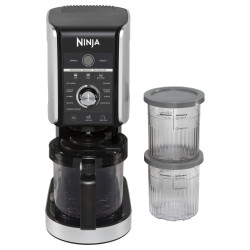 Παγωτομηχανή Ninja Creami Deluxe NC502EU, 800W, 10 προγράμματα, 2 δοχεία 709 ml, CREAMify, Μαύρο