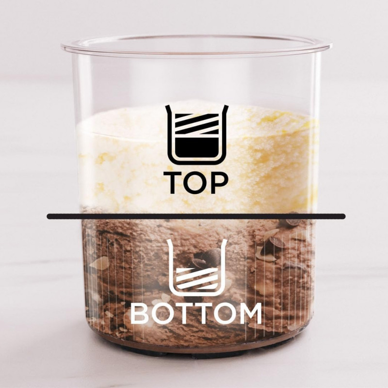 Παγωτομηχανή Ninja Creami Deluxe NC502EU, 800W, 10 προγράμματα, 2 δοχεία 709 ml, CREAMify, Μαύρο