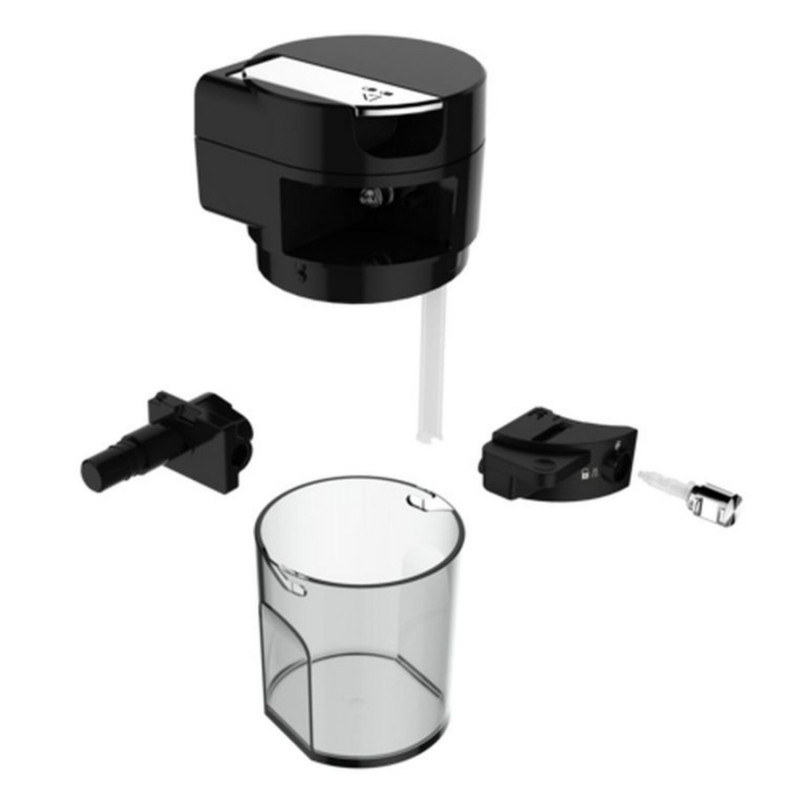 Καφετιέρα Krups Arabica Latte EA819E10, 1450W, 15 bar, 1.7 l, LCD, 5 προγράμματα, 3 λειτουργίες, 3 ρυθμίσεις θερμοκρασίας και αρώματος, Milk Comfort / One Touch Cappuccino, Μαύρο