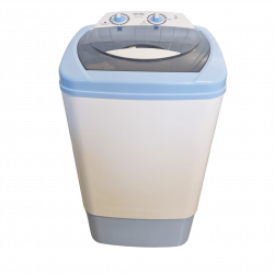Ημιαυτόματο πλυντήριο ρούχων Lamarque SAWM-611BL, 380W, 6 κιλά, χρονοδιακόπτης, διακόπτης, μπλε/λευκό