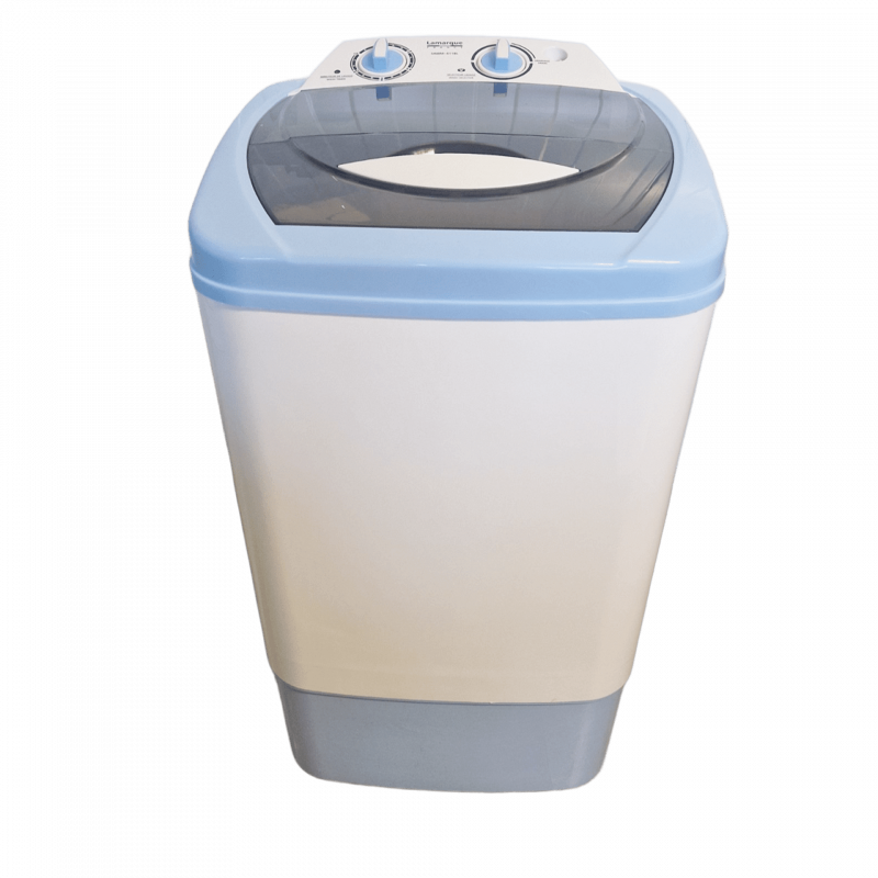 Ημιαυτόματο πλυντήριο ρούχων Lamarque SAWM-611BL, 380W, 6 κιλά, χρονοδιακόπτης, διακόπτης, μπλε/λευκό