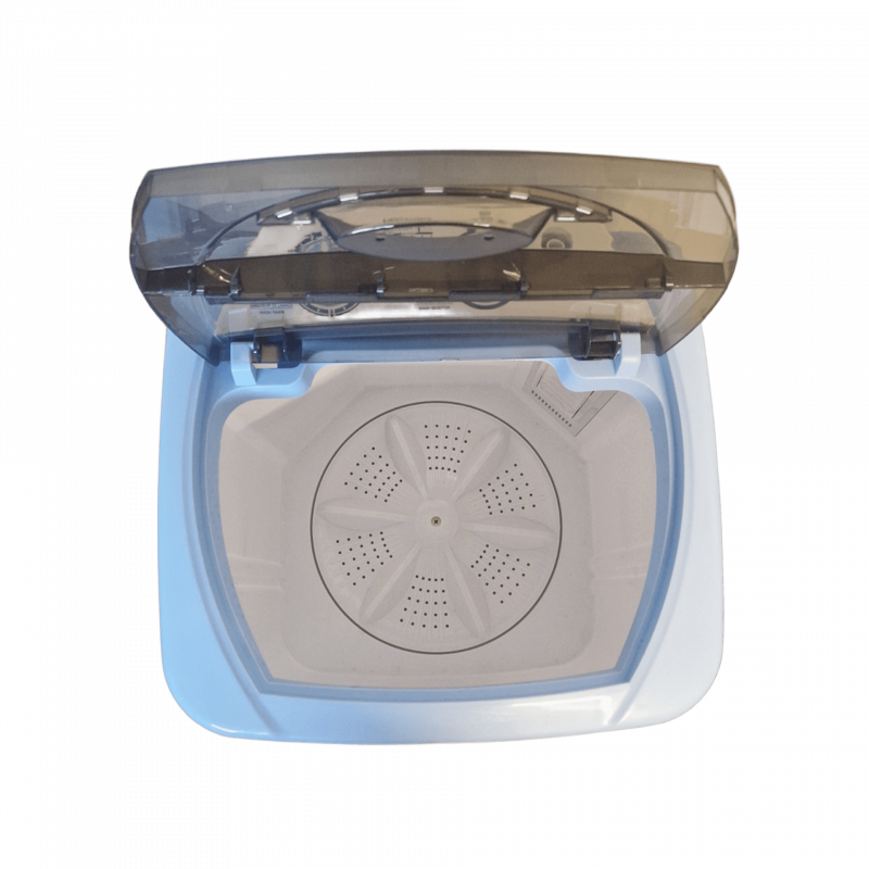 Ημιαυτόματο πλυντήριο ρούχων Lamarque SAWM-611BL, 380W, 6 κιλά, χρονοδιακόπτης, διακόπτης, μπλε/λευκό