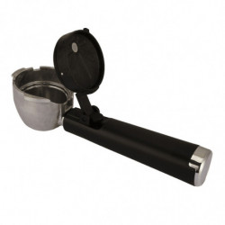 Μηχανή εσπρέσο για αλεσμένο καφέ και κάψουλες Crown CEM-1527, 1000W, 20 bar, 1.5 l, έλεγχος με αισθητήρα, Thermo block, ρυθμιζόμενη βάση, Μαύρο