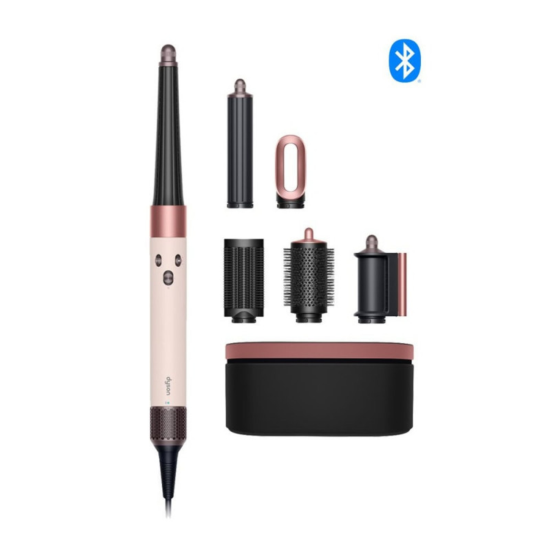 Στριφτήρας μαλλιών Dyson 601848-01 HS08 Airwrap i.d.™ Straight + Wavy T1/T2 CePk/RoseGold, 1300W, 13.5 l/s, Αυτόματο μπούκωμα, ιονισμός, 3 ταχύτητες, 3 θερμοκρασίες, Bluetooth, Rose Gold