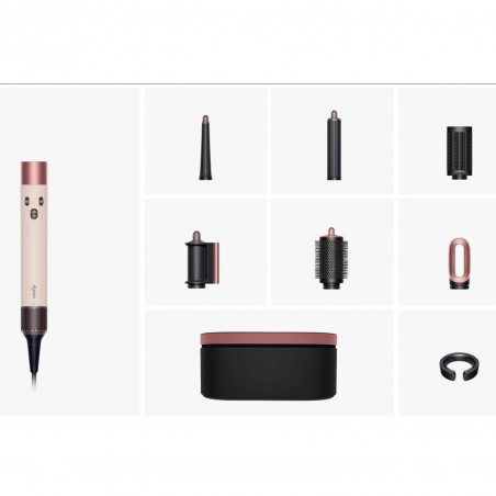 Στριφτήρας μαλλιών Dyson 601848-01 HS08 Airwrap i.d.™ Straight + Wavy T1/T2 CePk/RoseGold, 1300W, 13.5 l/s, Αυτόματο μπούκωμα, ιονισμός, 3 ταχύτητες, 3 θερμοκρασίες, Bluetooth, Rose Gold