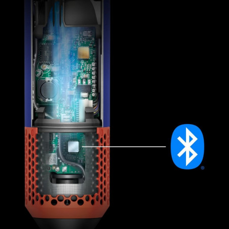 Στριφτήρας μαλλιών Dyson 601848-01 HS08 Airwrap i.d.™ Straight + Wavy T1/T2 CePk/RoseGold, 1300W, 13.5 l/s, Αυτόματο μπούκωμα, ιονισμός, 3 ταχύτητες, 3 θερμοκρασίες, Bluetooth, Rose Gold