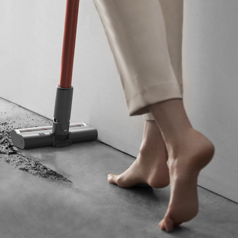 Σκούπα όρθιας τοποθέτησης Dreame V11 VVN6, 450W, 150AW, 25000Pa, 125000 rpm, 90 λεπτά, OLED, HEPA, Ενδείξεις, Γκρι/κόκκινο