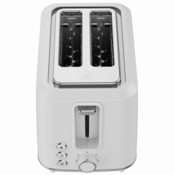 Electric Toaster, white, 220-240V, 50-60Hz, 920-1080W, 2 slots, 3 modes, 7 browning levels