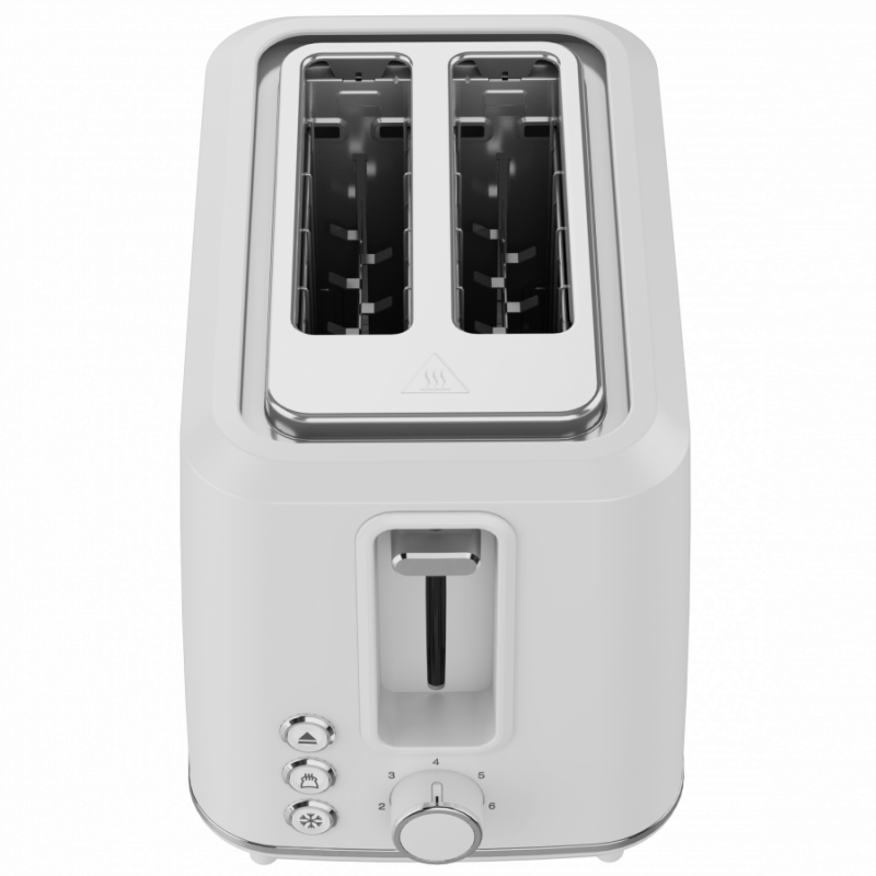 Electric Toaster, white, 220-240V, 50-60Hz, 920-1080W, 2 slots, 3 modes, 7 browning levels