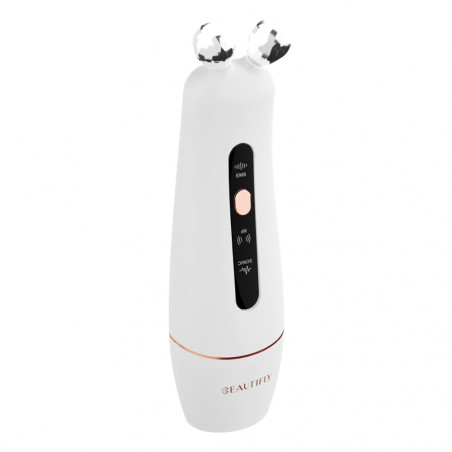 Beautifly B-Booster PRO RF Needle-Free Face Lift Massager, 40°C, RF 1MHz, EMS, Ultrasound, Ion, Botox effect, Anti-Age, Mesotherapy, IPX5, Λευκό