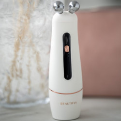Beautifly B-Booster PRO RF Needle-Free Face Lift Massager, 40°C, RF 1MHz, EMS, Ultrasound, Ion, Botox effect, Anti-Age, Mesotherapy, IPX5, Λευκό