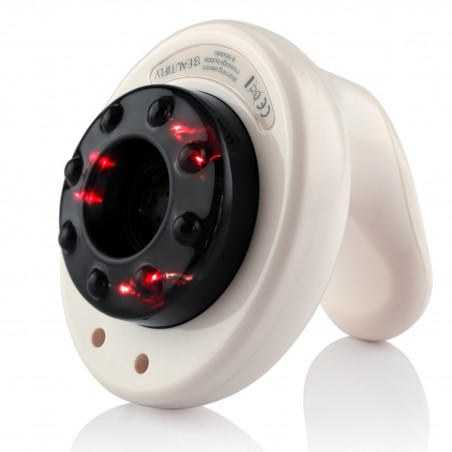 Μασάζ Beautifly B-Modello BODY, 24W, 6 επίπεδα θερμικής θεραπείας, κόκκινο φως 50°C, λεμφική αποτοξίνωση, δερματικό μασάζ, ασύρματο, λευκό