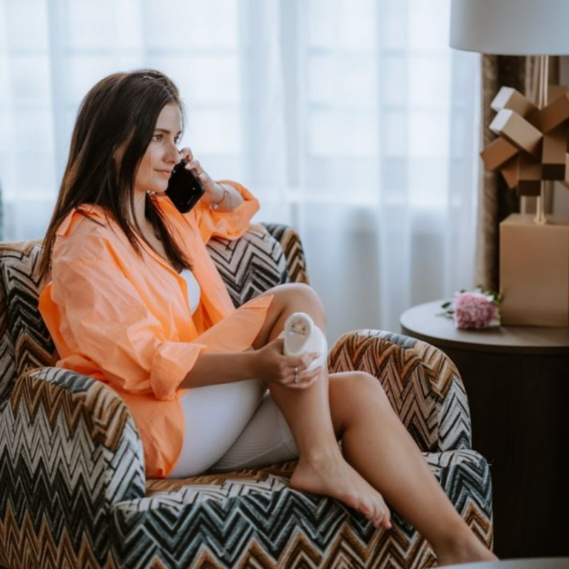 Μασάζ Beautifly B-Modello BODY, 24W, 6 επίπεδα θερμικής θεραπείας, κόκκινο φως 50°C, λεμφική αποτοξίνωση, δερματικό μασάζ, ασύρματο, λευκό