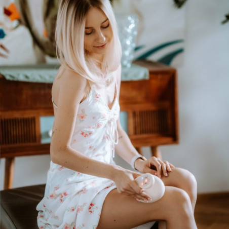 Μασάζ Beautifly B-Modello BODY, 24W, 6 επίπεδα θερμικής θεραπείας, κόκκινο φως 50°C, λεμφική αποτοξίνωση, δερματικό μασάζ, ασύρματο, λευκό