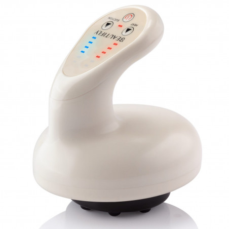 Μασάζ Beautifly B-Modello BODY, 24W, 6 επίπεδα θερμικής θεραπείας, κόκκινο φως 50°C, λεμφική αποτοξίνωση, δερματικό μασάζ, ασύρματο, λευκό