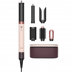 Σγουράκι μαλλιών Dyson Airwrap HS09 Co-anda 2x 598757-01, 1700W, 15.2 l/s, 6 σε 1, Αυτόματο μπούκωμα, Bluetooth, 4 θερμοκρασίες, 3 ταχύτητες, Έξυπνος έλεγχος θερμοκρασίας, Κεραμικό ροζ/ροζ χρυσό
