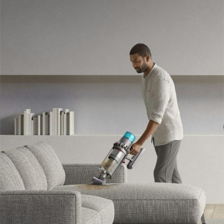 Σκούπα όρθια Dyson Gen5detect 446989-01, 280AW, 135000 rpm, 0.75l, 70 λεπτά, 3 λειτουργίες, LCD με δεδομένα σε πραγματικό χρόνο, αισθητήρας σωματιδίων, φωτισμός, HEPA, νικέλιο/μωβ