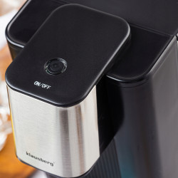 Διανομέας ζεστού νερού Klausberg KB 7877, 2600W, 2.5l, 95°C, 400-500ml/min, ένδειξη στάθμης νερού, CE, RoHS, Μαύρο