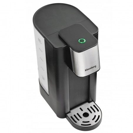 Διανομέας ζεστού νερού Klausberg KB 7877, 2600W, 2.5l, 95°C, 400-500ml/min, ένδειξη στάθμης νερού, CE, RoHS, Μαύρο