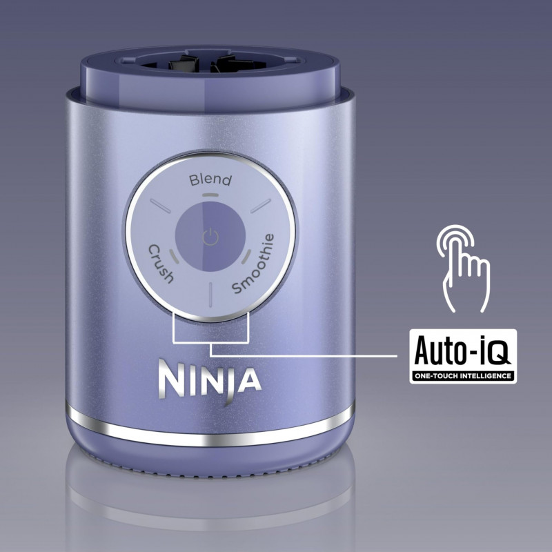 Φορητός μπλέντερ Ninja Blast Max BC251EULD, 14,4 W, 11,1 V, 570 ml, 19.000 σ.α.λ., Θρυμματισμός πάγου, Έως 25 κύκλους, Χωρίς BPA, Μωβ