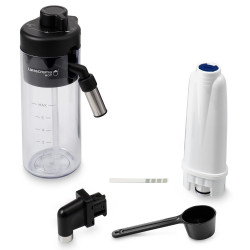 Καφετιέρα DeLonghi Magnifica PLUS ECAM 320.60.B, 1450W, 15 bar, 1.8l, 15 προγράμματα, 13 επίπεδα άλεσης, οθόνη αφής TFT, LatteCrema Hot, επιλογή κόκκων καφέ, Μαύρο