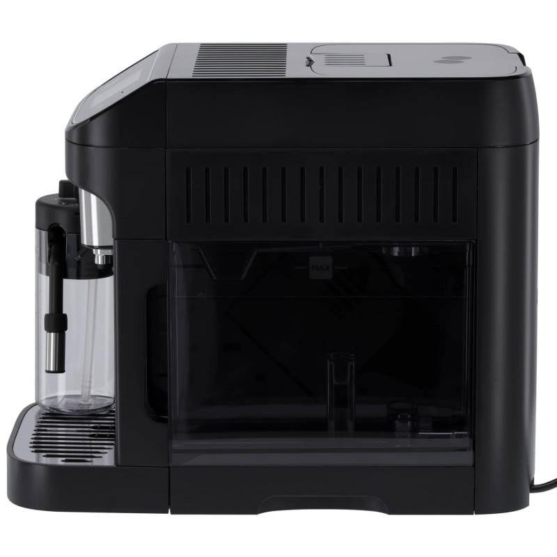 Καφετιέρα DeLonghi Magnifica PLUS ECAM 320.60.B, 1450W, 15 bar, 1.8l, 15 προγράμματα, 13 επίπεδα άλεσης, οθόνη αφής TFT, LatteCrema Hot, επιλογή κόκκων καφέ, Μαύρο