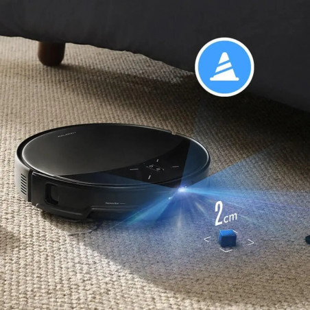 Ρομπότ σκούπα με AI Roborock Saros 10R, 65W, 20000 Pa, 270 ml, SMART, Στεγνό και υγρό καθάρισμα, LiDAR, StarSight 2.0, 180 λεπτά αυτονομία, Μαύρο