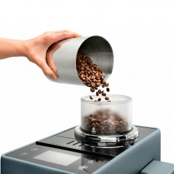 Μηχανή Espresso DeLonghi Rivelia Pebble Grey EXAM440.55.G, 1450W, 19 bar, 1.4l, οθόνη αφής TFT, Twin Shot, Bean Adapt, 17 ποτά, Stone Grey