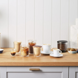 Μηχανή Espresso DeLonghi Rivelia Sand Beige EXAM440.55.BG, 1450W, 19 bar, 1.4l, οθόνη αφής TFT, Twin Shot, Bean Adapt, LatteCrema Hot, 17 ποτά, Μπεζ