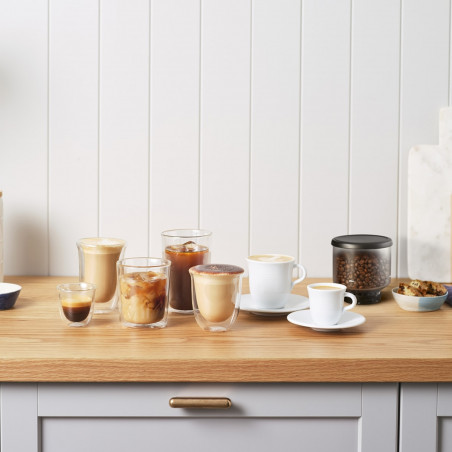 Μηχανή Espresso DeLonghi Rivelia Sand Beige EXAM440.55.BG, 1450W, 19 bar, 1.4l, οθόνη αφής TFT, Twin Shot, Bean Adapt, LatteCrema Hot, 17 ποτά, Μπεζ