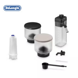 Μηχανή Espresso DeLonghi Rivelia Sand Beige EXAM440.55.BG, 1450W, 19 bar, 1.4l, οθόνη αφής TFT, Twin Shot, Bean Adapt, LatteCrema Hot, 17 ποτά, Μπεζ