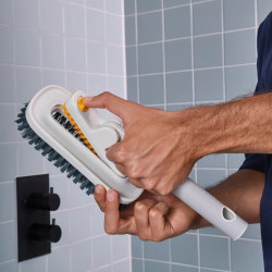 Καθαριστικό πλακιδίων Joseph Joseph CleanTech 6500022, 31 cm, τρύπα για κρέμασμα, γκρι/κίτρινο