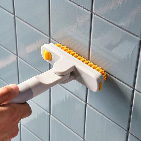 Καθαριστικό πλακιδίων Joseph Joseph CleanTech 6500022, 31 cm, τρύπα για κρέμασμα, γκρι/κίτρινο