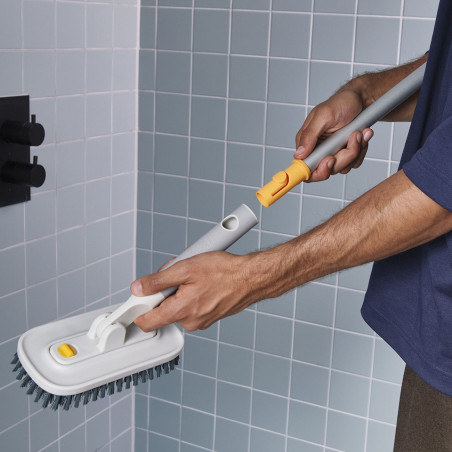 Τηλεσκοπική λαβή Joseph Joseph CleanTech 6500038, 61-86 cm, Οπή για κρέμασμα, Γκρι