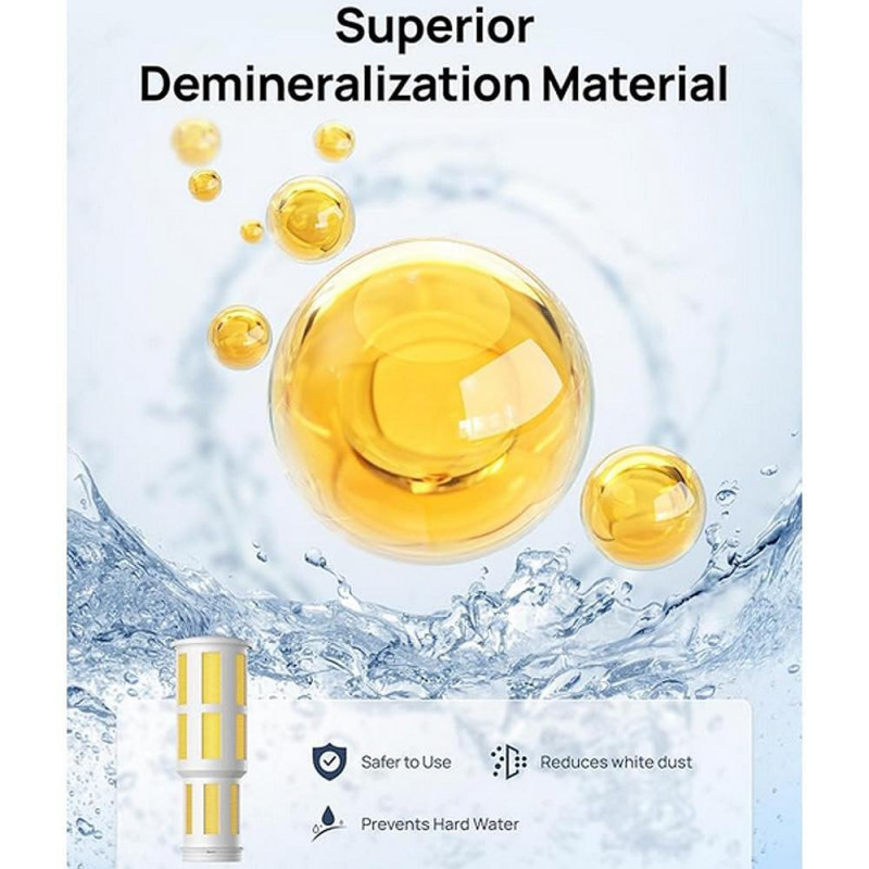 Κασέτες αποσκλήρυνσης για υγραντήρα DREO 813S, 3 τεμ., Ιοντοεναλλακτική αποσκλήρυνση, Κατά των ιόντων ασβεστίου και μαγνησίου, Βελτίωση του pH, Λευκό