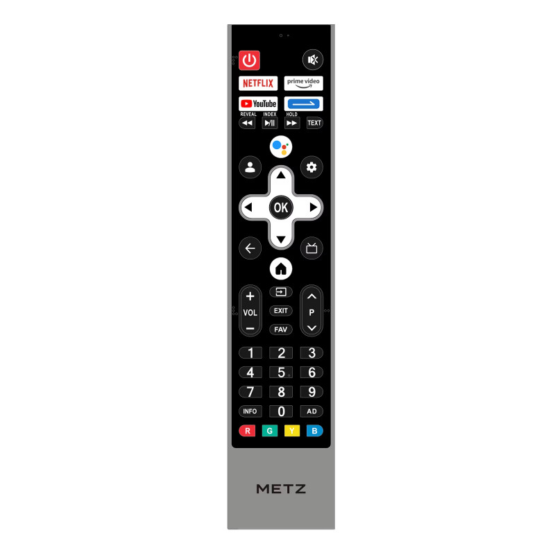 METZ blue 50MQD7500Z TV, 50", 126cm, 3840x2160 4K UHD, QLED/Direct LED, Wi-Fi, Dolby Vision™, Dolby Atmos®, Μαύρο