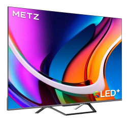 METZ blue 55MQD7500Z TV, 55", 139cm, 3840x2160 4K UHD, QLED/Direct LED, Wi-Fi, Dolby Vision™, Dolby Atmos®, Μαύρο