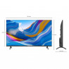 Τηλεόραση METZ blue 32MTE6000Z, 32", 80cm, 1366x768 HD Ready, Google TV, LCD / Direct LED, SMART, Bluetooth, Μαύρο