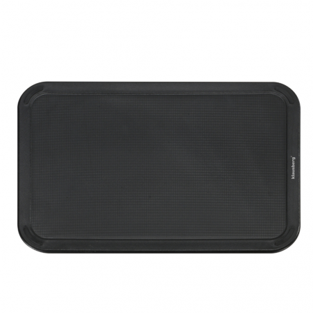 Σετ μαχαιριών Klausberg KB 7977, 8 τεμάχια, Ανοξείδωτο ατσάλι, Βάση, Θήκη για χαρτί κουζίνας, Μαύρο