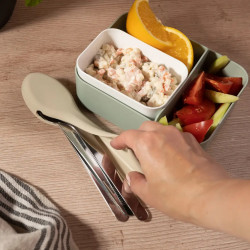 Σετ 3 μαχαιροπήρουνων Kinghoff KH 1954, θήκη αποθήκευσης σιλικόνης, Ανοξείδωτο, Ασημί