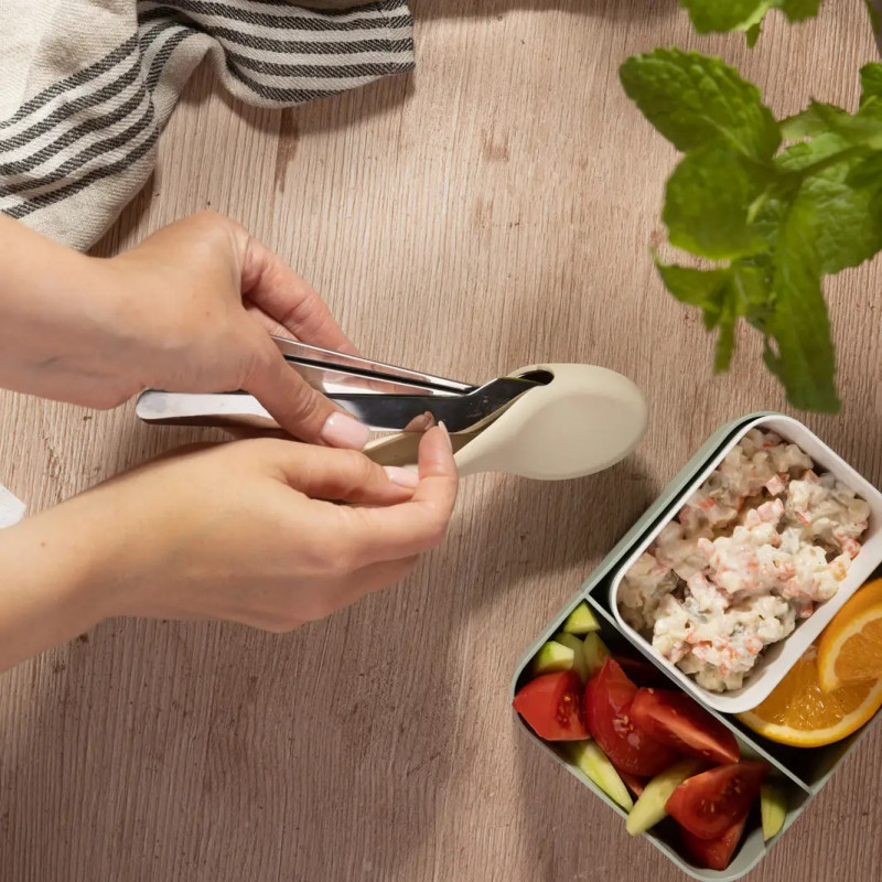 Σετ 3 μαχαιροπήρουνων Kinghoff KH 1954, θήκη αποθήκευσης σιλικόνης, Ανοξείδωτο, Ασημί