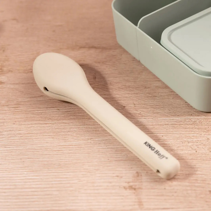 Σετ 3 μαχαιροπήρουνων Kinghoff KH 1954, θήκη αποθήκευσης σιλικόνης, Ανοξείδωτο, Ασημί