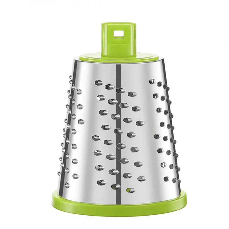 Τρίφτης χειρός με 3 εξαρτήματα Kinghoff KH 1960, Ανοξείδωτο, Λευκό/Πράσινο