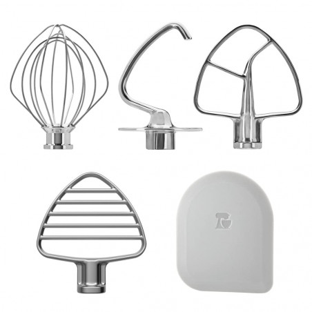 Πλανητικό μίξερ KitchenAid Artisan Blossom Exclusive Design 5KSM180LEELB, 300W, 4.7L, Άμεση κίνηση, 10 ταχύτητες, Κεφαλή με κλίση, Σφυρήλατο χάλκινο μπολ, Πράσινο των βοτάνων