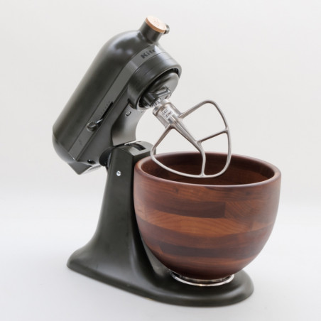 Πλανητικό μίξερ KitchenAid Artisan Evergreen 5KSM180WSEEG, 300W, 4.7L, Άμεση κίνηση, 10 ταχύτητες, Κεφαλή με κλίση, Μπολ καρυδιάς, Σκούρο πράσινο/καφέ