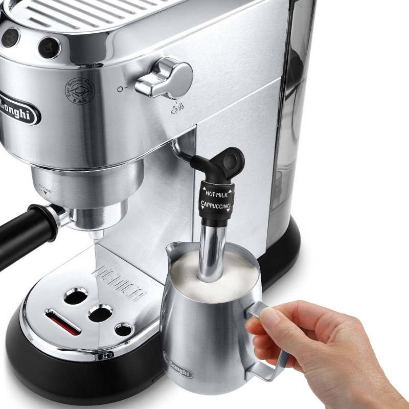 Μηχανή Espresso DeLonghi EC685.M, 1300W, 15 bar, 1.1 l, 3 προσαρμογείς, έλεγχος θερμοκρασίας, Inox