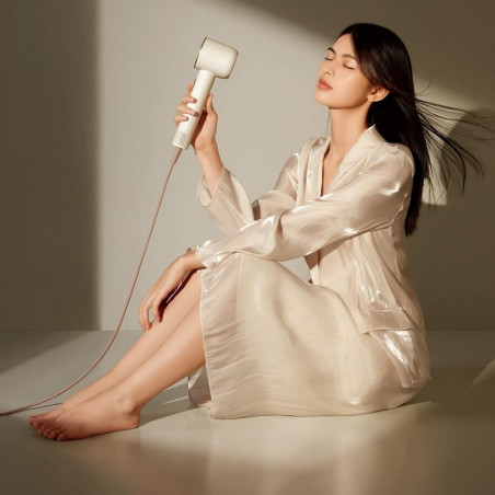 Σεσουάρ μαλλιών Dreame Glory, 1400W, 110000 rpm, 4 θερμοκρασίες, 2 ταχύτητες, 57°C, ιονισμός, θερμοαισθητήρας NTC, ενδείξεις LED, Λευκό